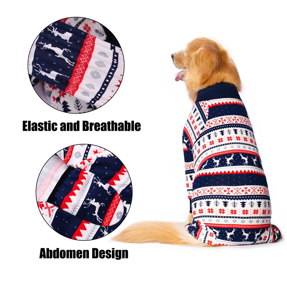 Yeapeeto dog recovery suit prevents licking around the incision area