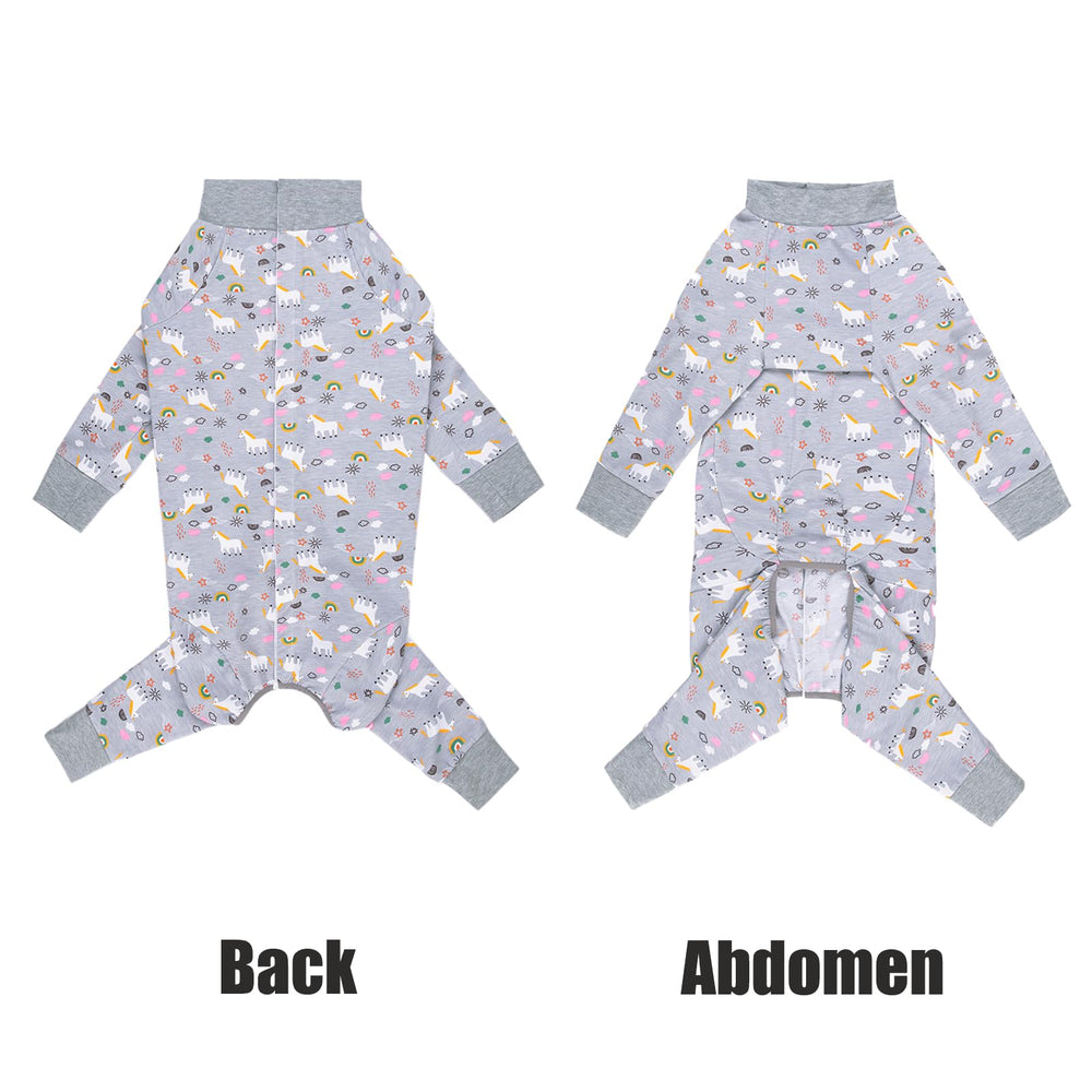 Yeapeeto recovery suit serves as cone alternative during meals and rest