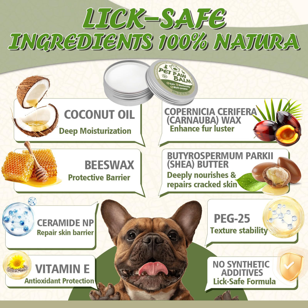 Yeardera dog paw balm application demonstrates smooth, non-greasy use