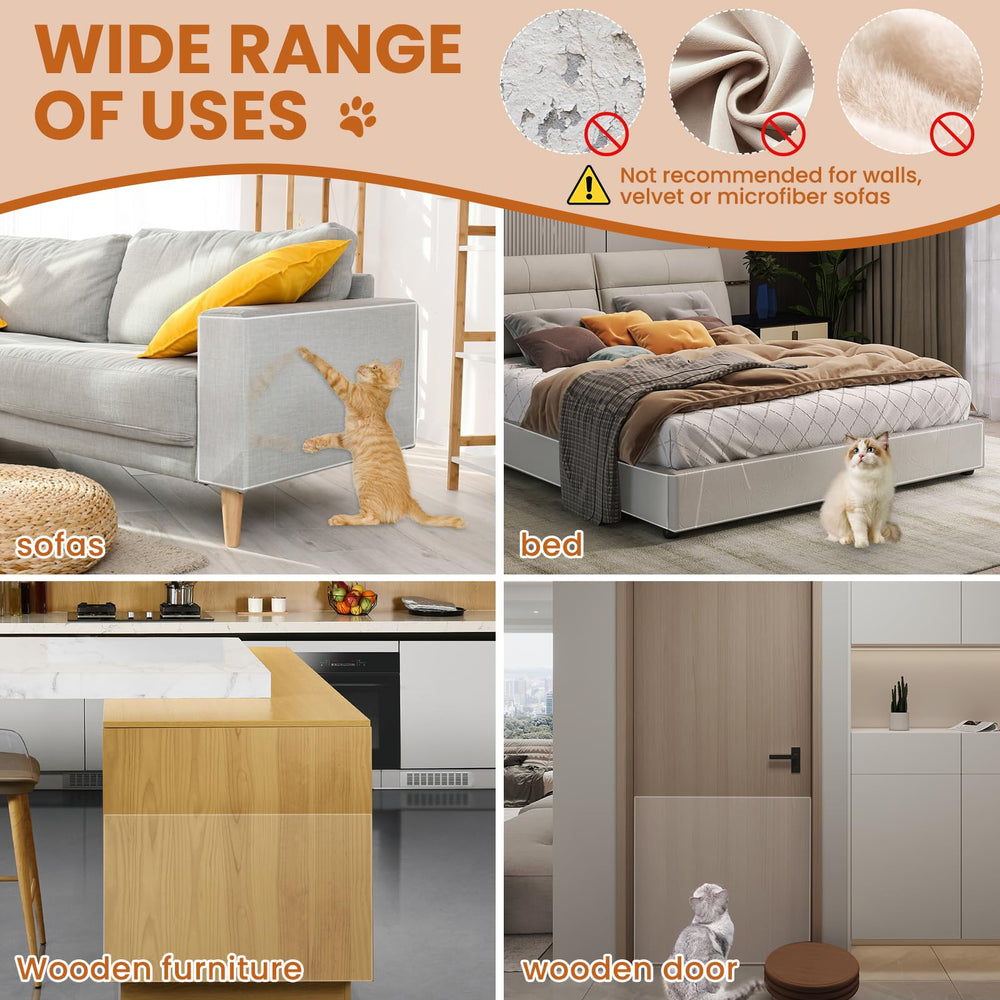 yeatem clear protector on couch corner offers invisible protection