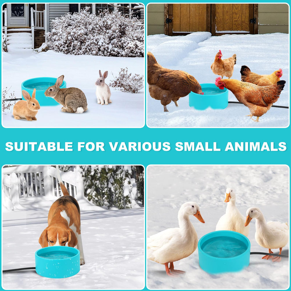 Yeatruojeet outdoor-use bowl fits patios, barns, and backyards for pets.