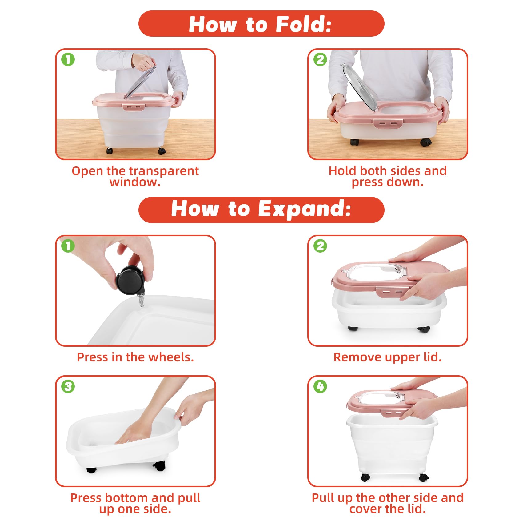 YECERCAN includes measuring cup and scoop with markings for precise portions.