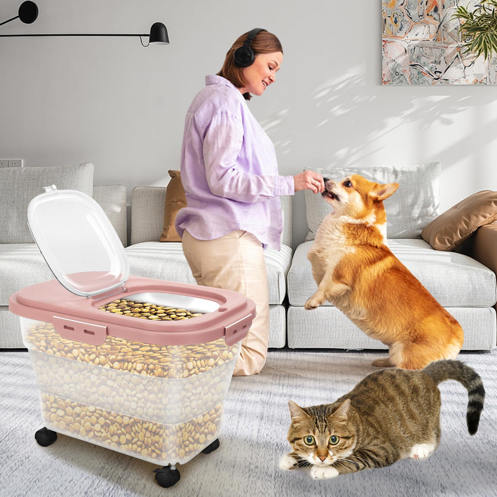 YECERCAN versatile storage for dry foods like rice, cereals, and snacks.