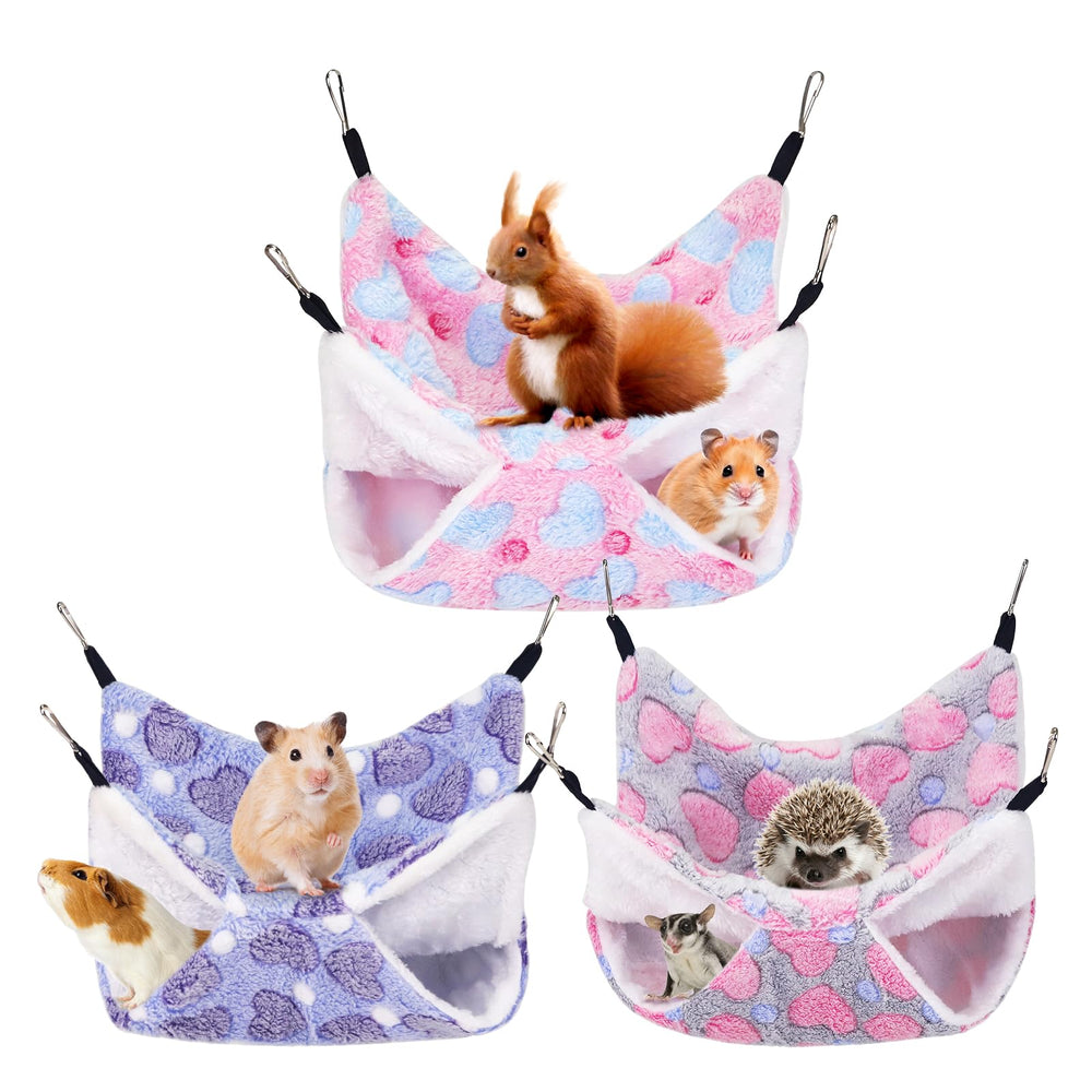 YedsIntu guinea pig hammock close-up shows soft material for cozy rest.