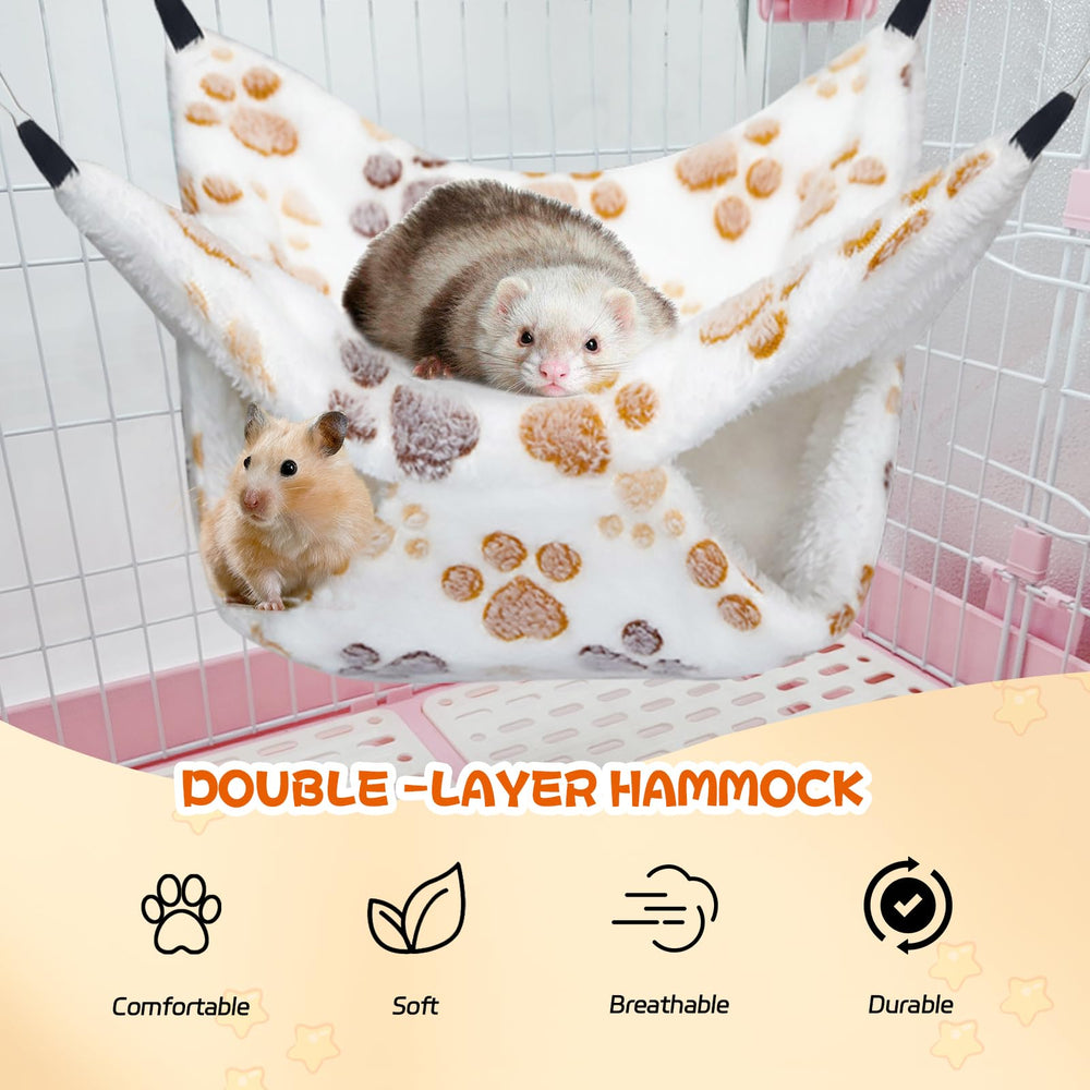 YedsIntu Guinea Pig Hammock washable fabric for simple cleaning.