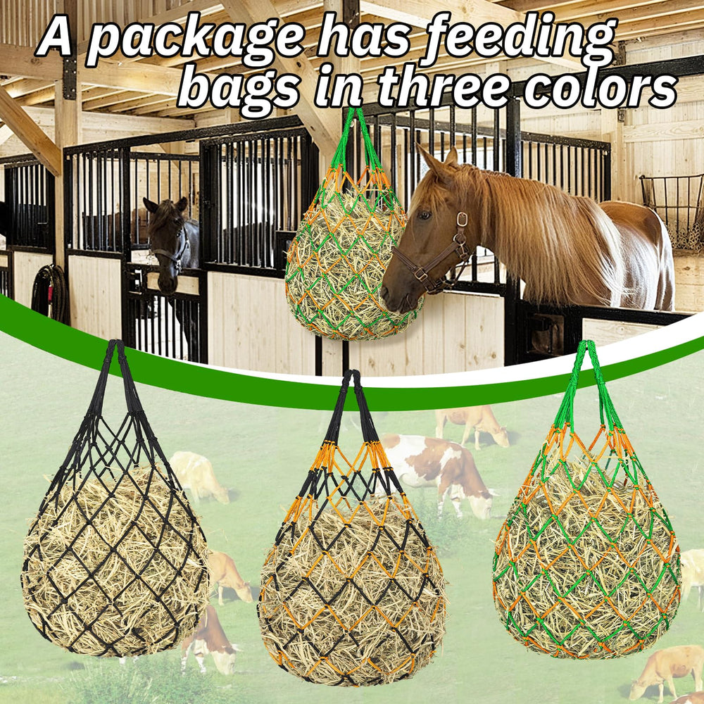 YedsIntu 40-inch hay bag length supports large hay loads