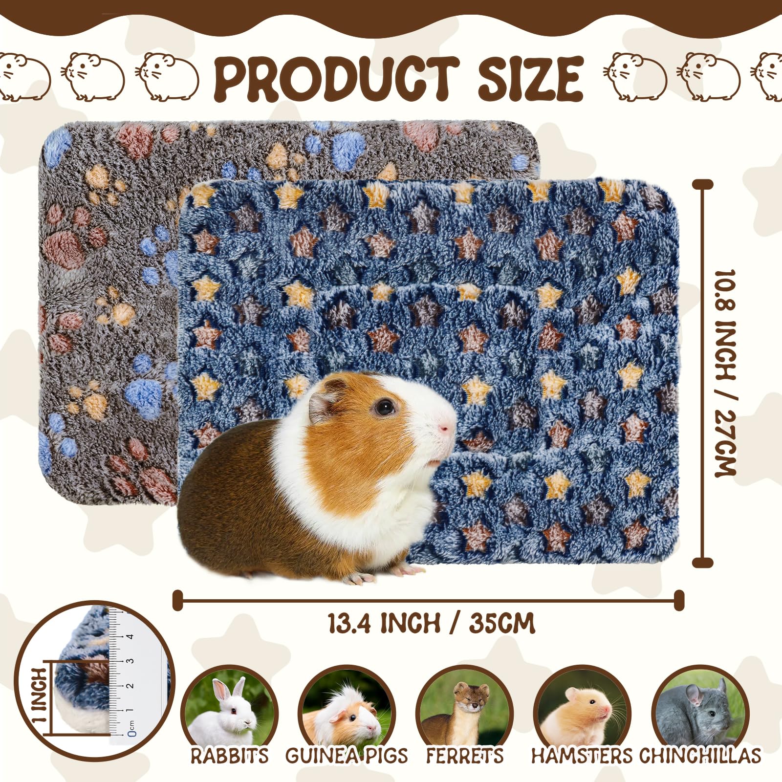 YedsIntu rabbit bed pad offering soft resting in cage