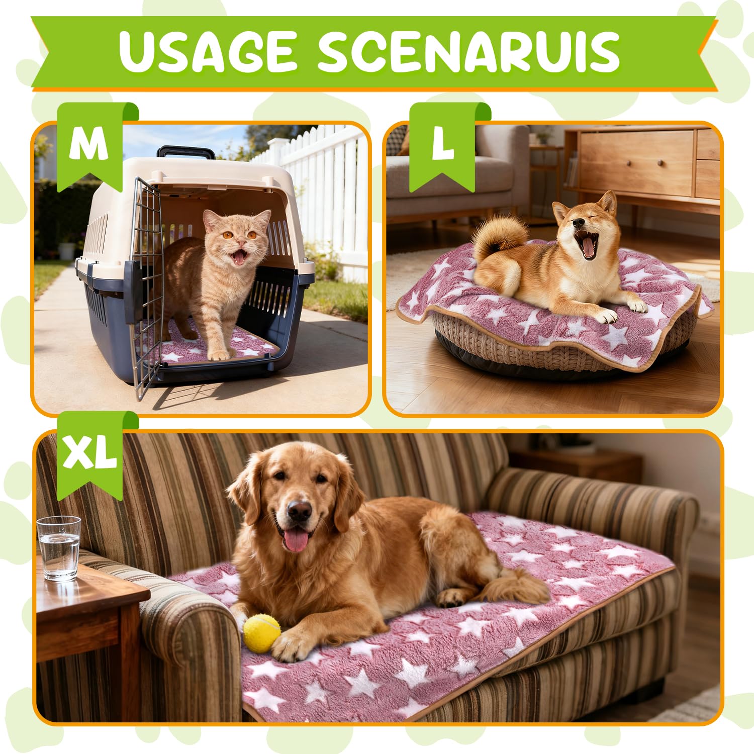 YedsIntu six-pack dog blankets offer versatile use at home and away.