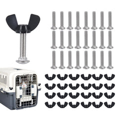 YeeBeny 24-pack pet carrier fasteners kit ready for durable cage repairs