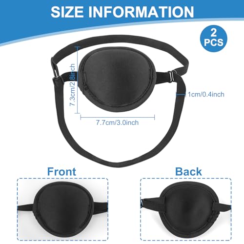 YeeBeny eye patch close-up shows groove design for comfortable eye space.