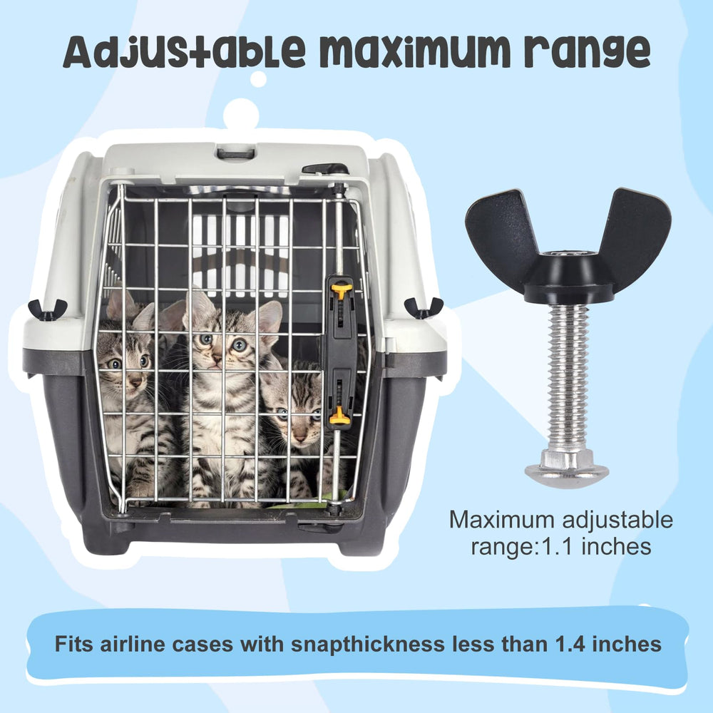 YeeBeny replacement screws assembled on kennel for secure setup