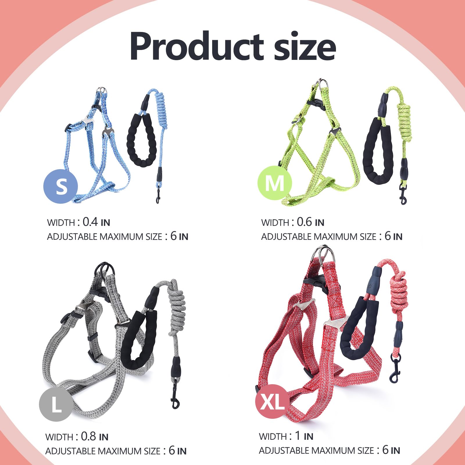 YeeBeny mini pig harness adjustable-strap customizable fit for small to medium pigs