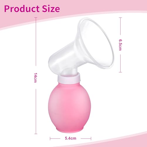 YeeBeny Pet Breast Pump pink silicone bottom offers gentle contact.