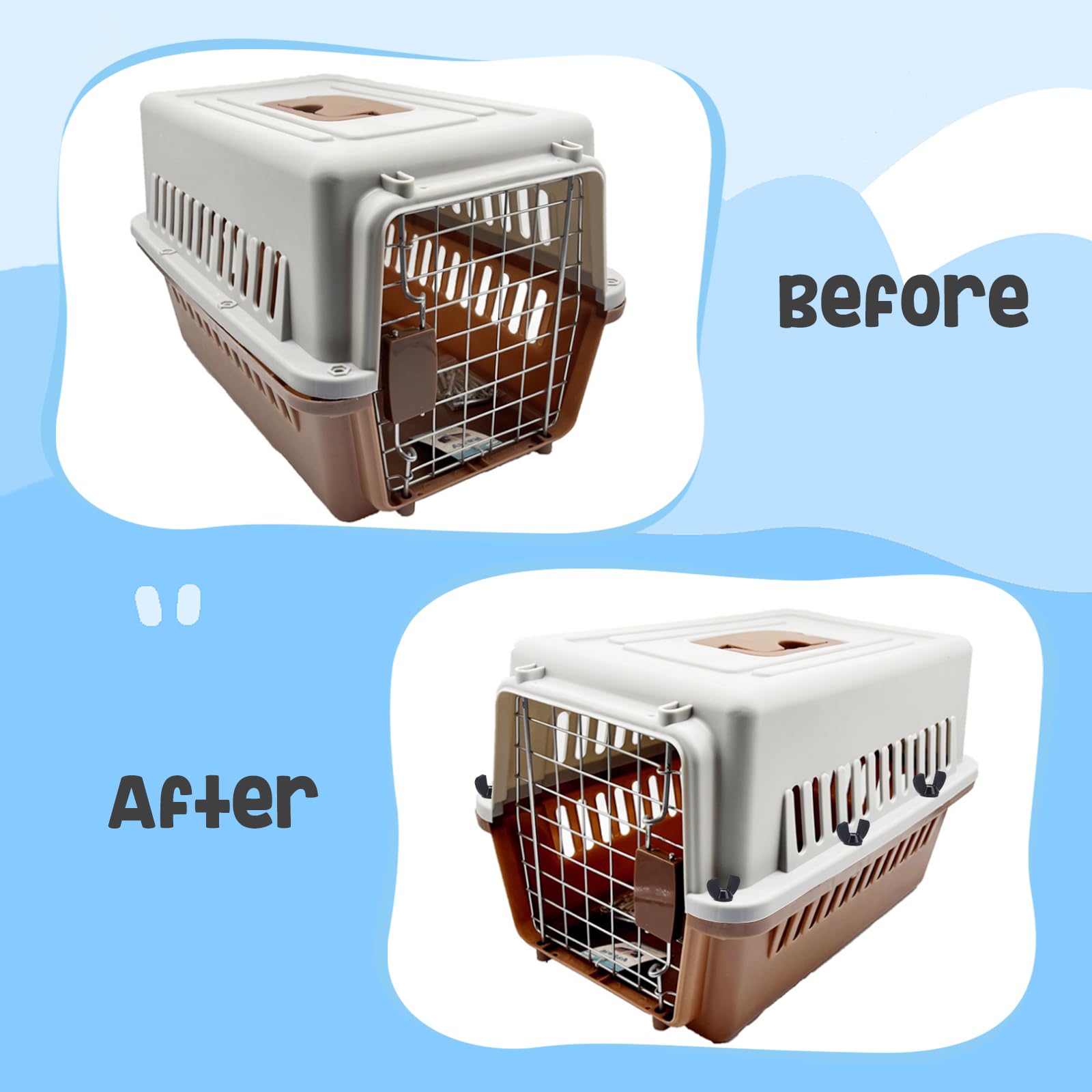 YeeBeny travel-safe cage closure ideal for transit