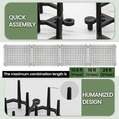 YeeLok Scat Mat ground-stakes secure mats on windy days for stable deterrence.