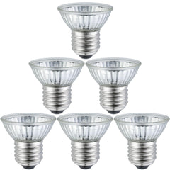 YEGRUEB UVB UVA 75W reptile bulb pack six for warm basking and UV exposure.