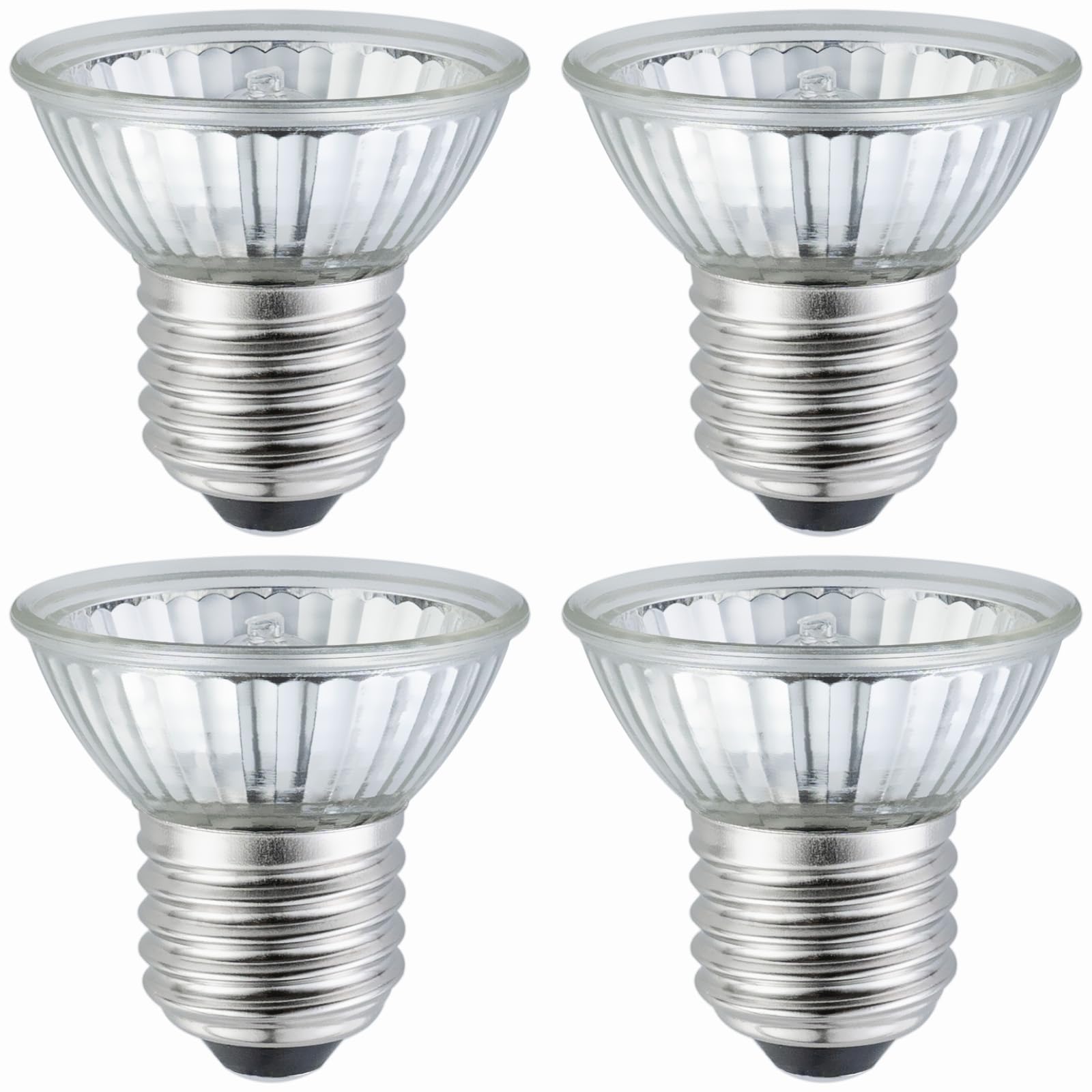 YEGRUEB UVB UVA reptile light 50W 4-pack provides basking warmth and daylight-like spectrum for reptiles.