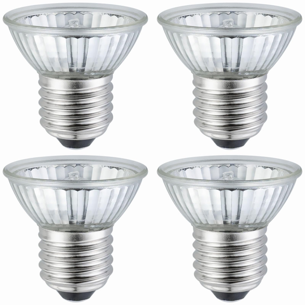 YEGRUEB UVB UVA reptile light 50W 4-pack provides basking warmth and daylight-like spectrum for reptiles.