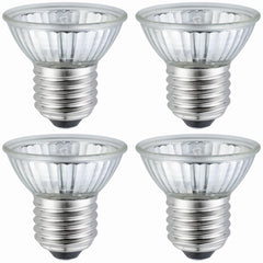 YEGRUEB UVB UVA reptile light 50W 4-pack provides basking warmth and daylight-like spectrum for reptiles.