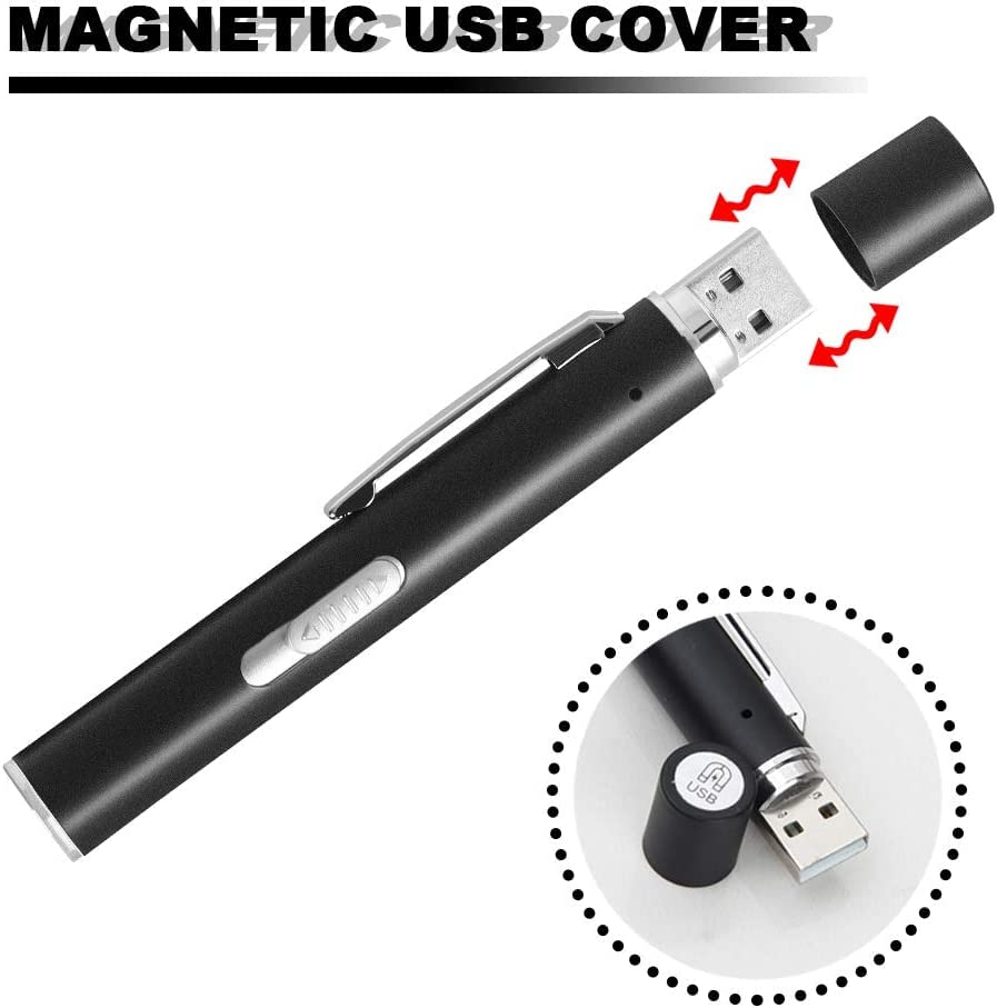 YEHUOT USB-rechargeable laser pointer offers convenient charging for extended play