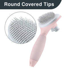 YiEFUR brush with self-cleaning button makes fur removal quick and easy.