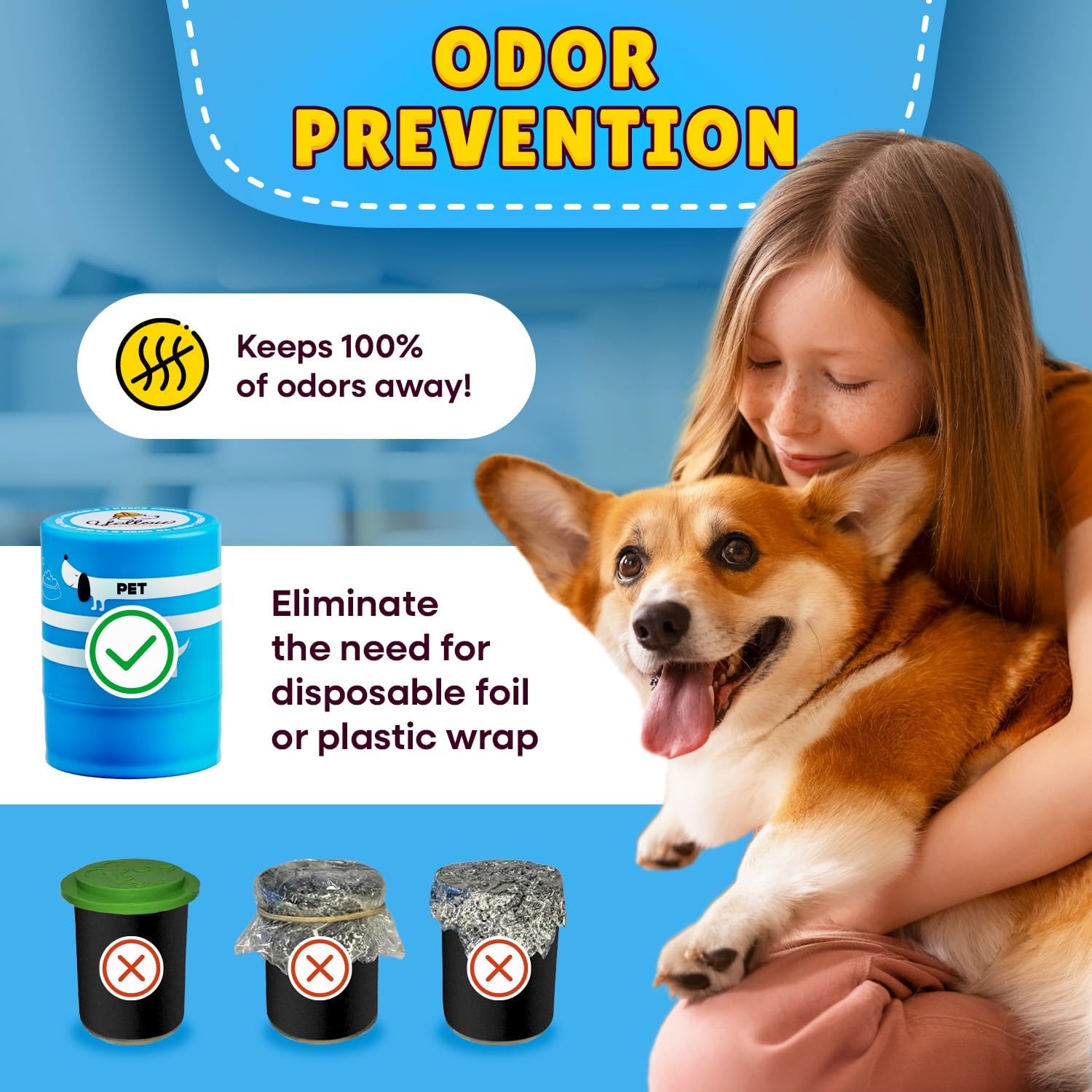 Yellow Hydrant eliminates plastic wrap with reusable can cover, cutting waste and plastic use.