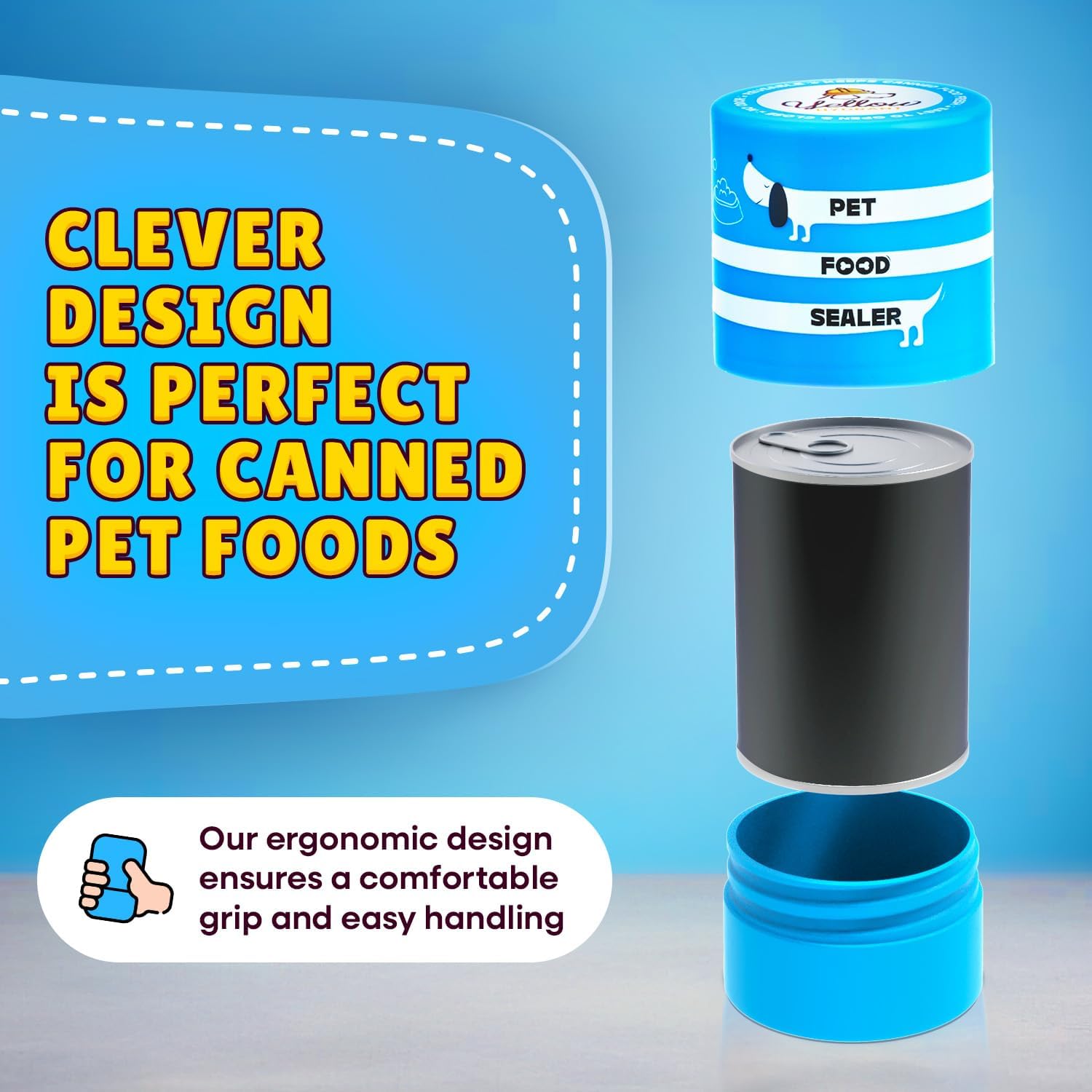 Yellow Hydrant odor-control fridge storage demonstrates odor containment for fridge cleanliness.