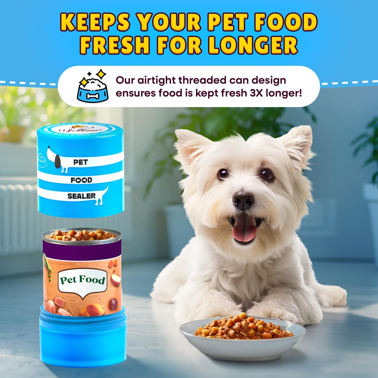 Yellow Hydrant patent-pending design feature highlights easy-open, reusable can cover.