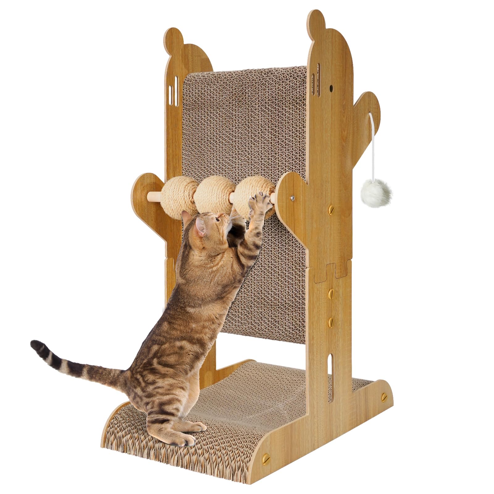 YEMOO T-shaped vertical scratcher protects walls with space-saving design