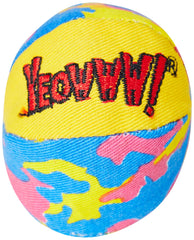 Yeowww! My Cats Balls catnip toy closeup showing organic nip for energized play.