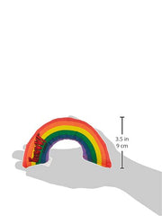 Yeowww! Catnip Toy Rainbow close-up showing soft texture for interactive play sessions.