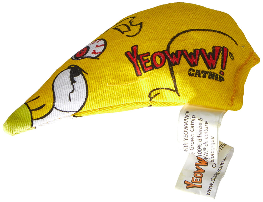 Yeowww! Chubby Mouse in action shows playful cats with catnip appeal.