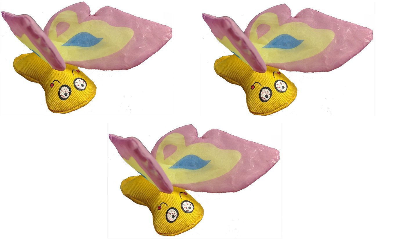 Yeowww! Duckyworld, mariposas de catnip para estimular el juego del gato.