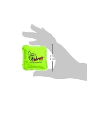 Yeowww! Pillow Refills catnip toy green closeup highlights premium catnip aroma