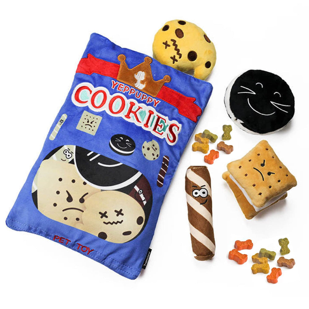 YEPPUPPY Sniffing Play treat-hidden search illustrates enrichment and interactive discovery.