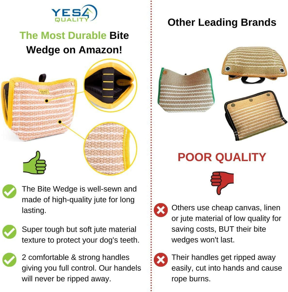 Yes4Quality bite wedge packaging image showing ready-to-use training toy.