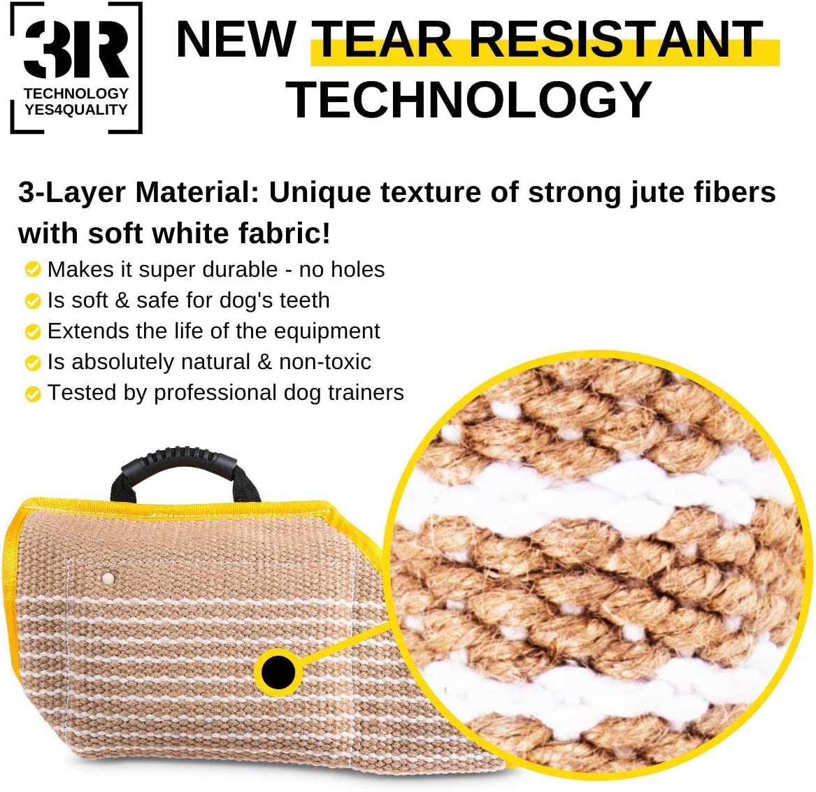 YES4QUALITY Dog Bite Sleeve arm protection highlights padded safety for trainers