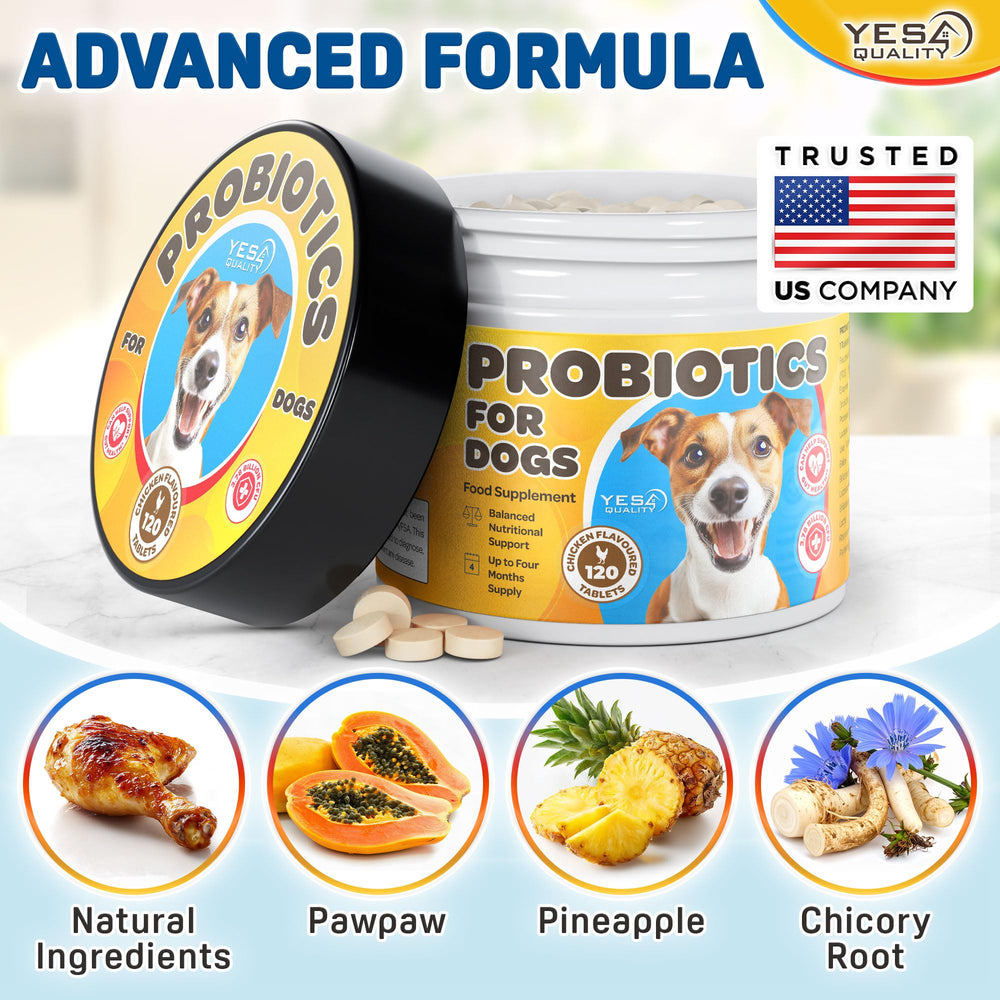 YES4QUALITY bottle-label highlights 3.78B CFUs and prebiotics for balanced gut health.