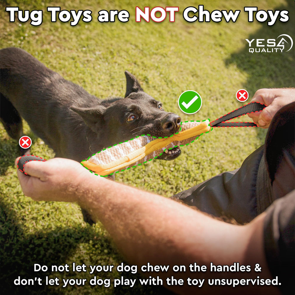 YES4QUALITY training-focused tug toy supports K9 and puppy training routines.