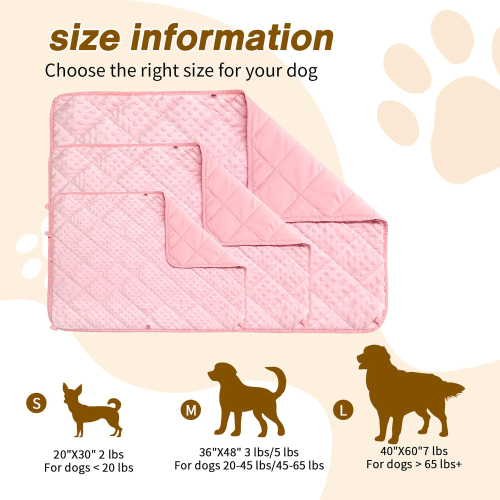 Yescool pink weighted blanket eases noise-related anxiety during fireworks
