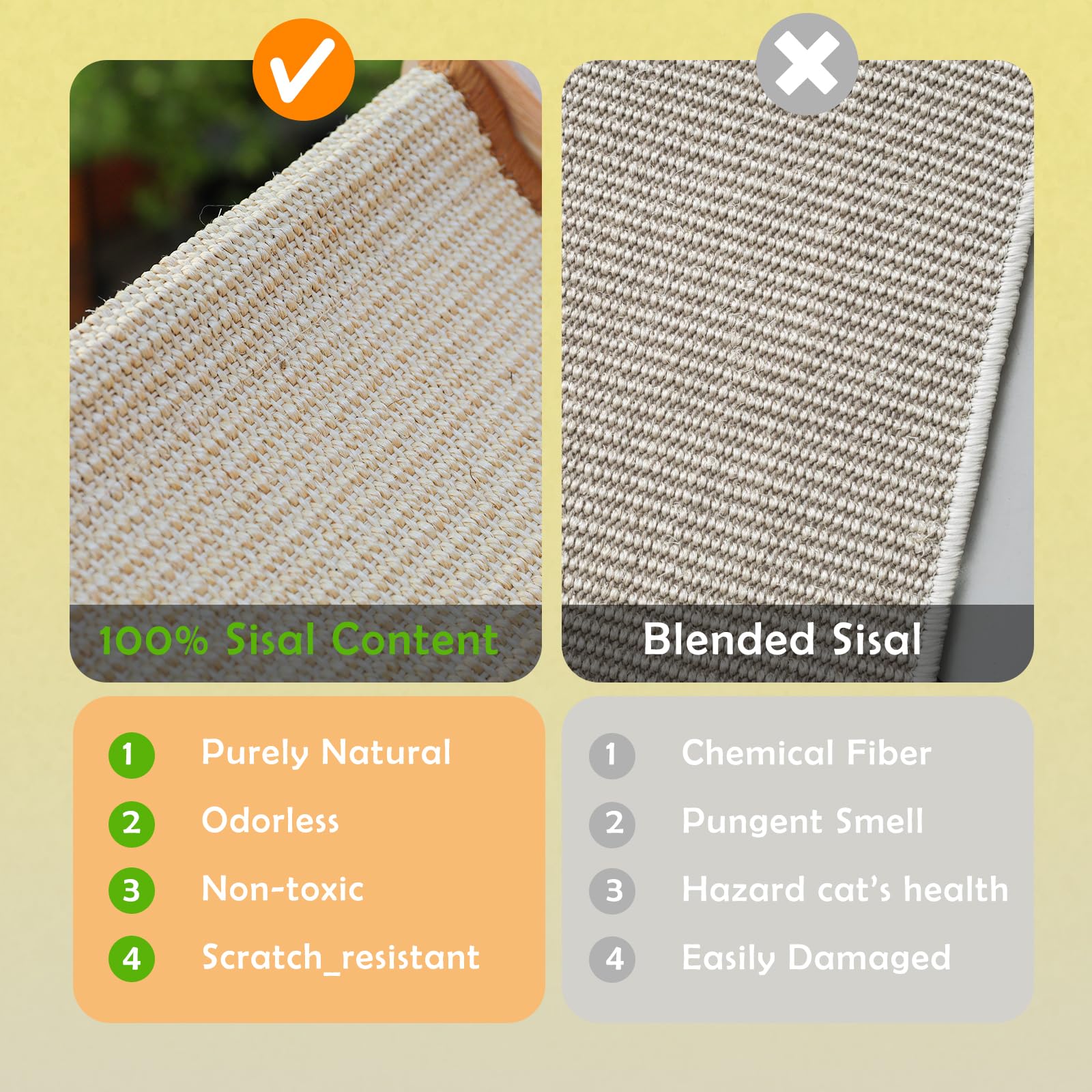 Yesibeike large-cat cozy lounging area promotes relaxing stretches without harming furniture