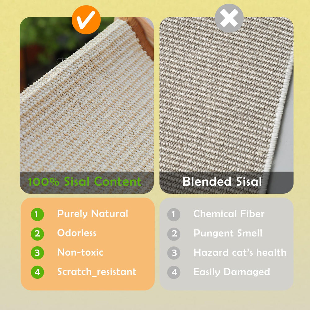 Yesibeike large-cat cozy lounging area promotes relaxing stretches without harming furniture