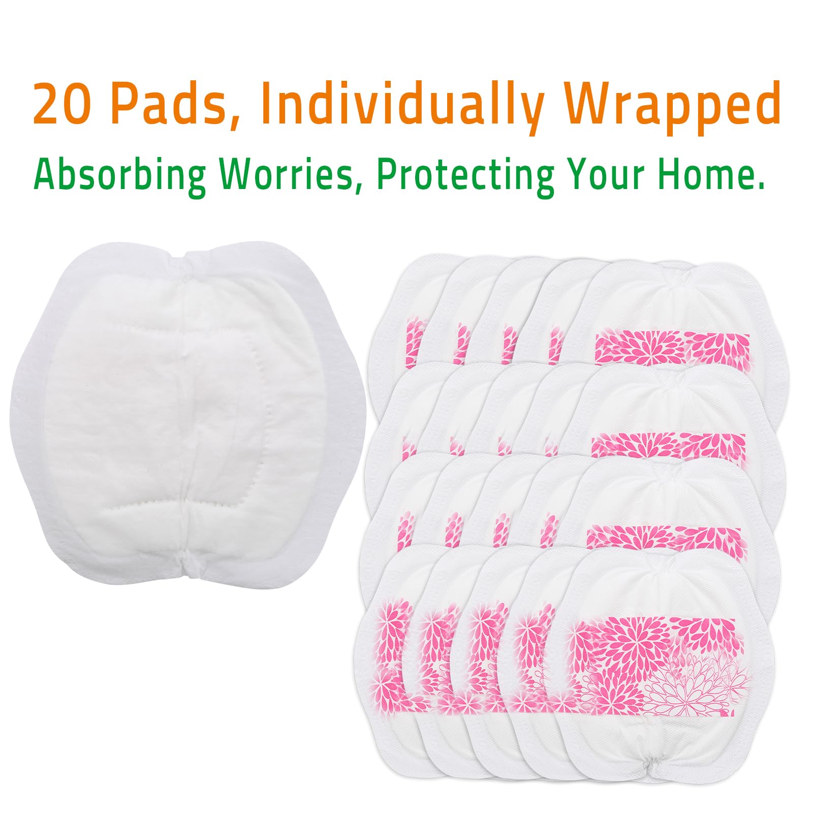 Yesito diaper pads showing multi-layer absorbency core for moisture control