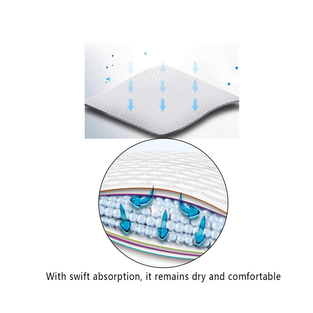 Yesito chicken diaper pads demonstrating easy-change design