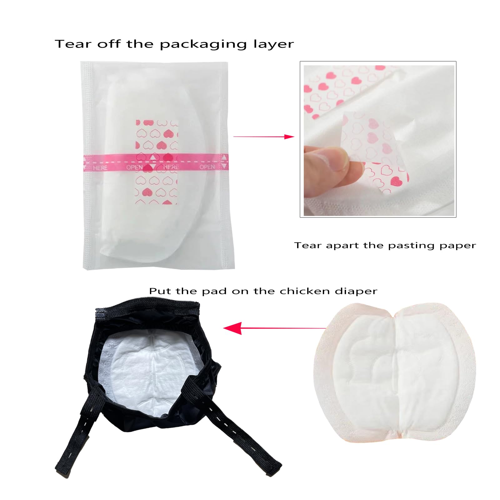Yesito diaper pads featuring secure-fit design for busy poultry owners
