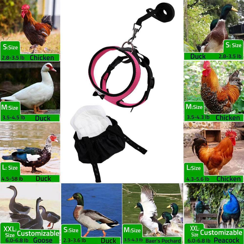 Yesito Pro Chicken Harness Diaper lightweight at 0.2 lb for long wear