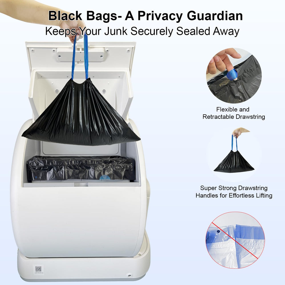 YESORMLING 80-count rolls provide cost-effective litter bag supplies for households