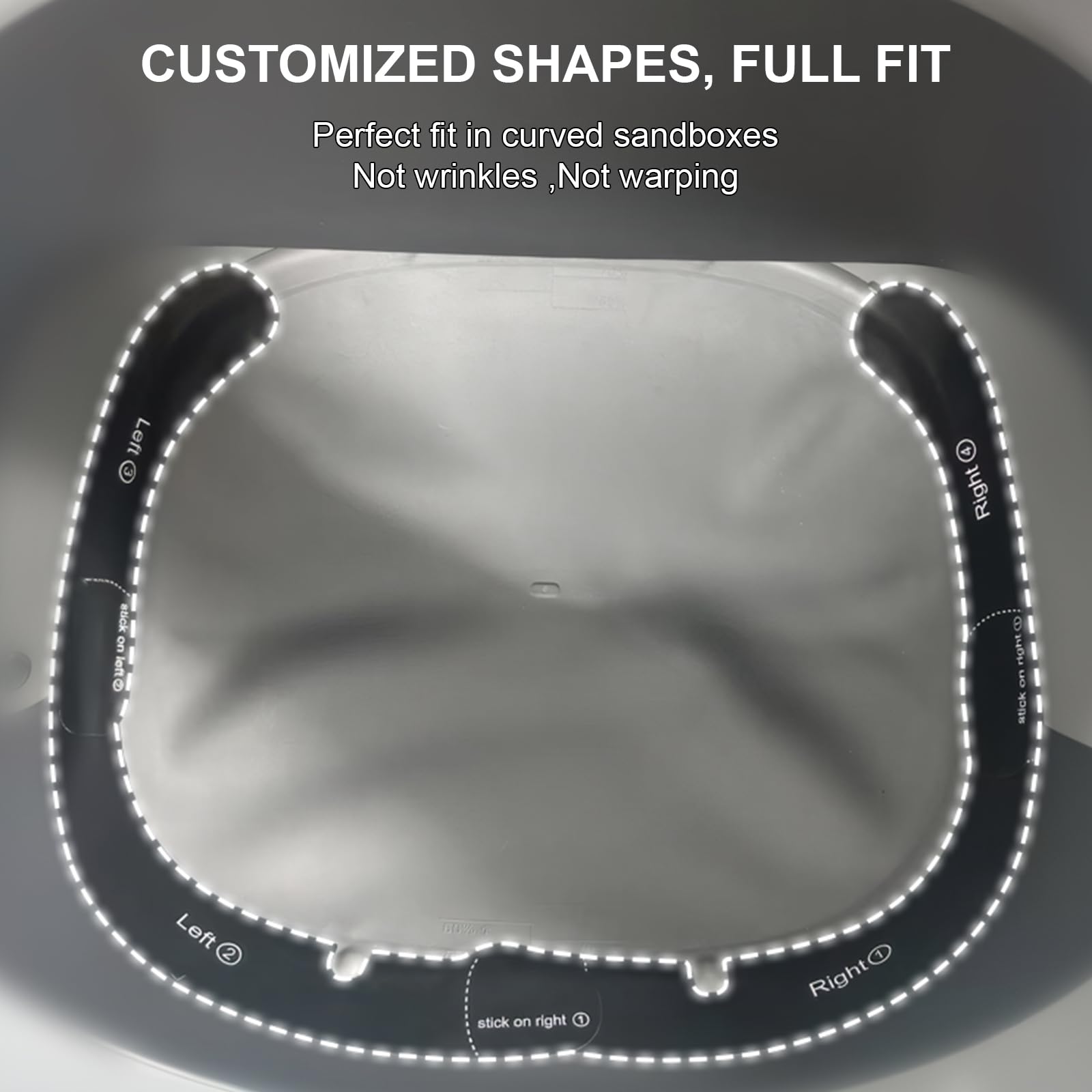 YESORMLING leak-proof design image illustrates edge protection and reduced spill