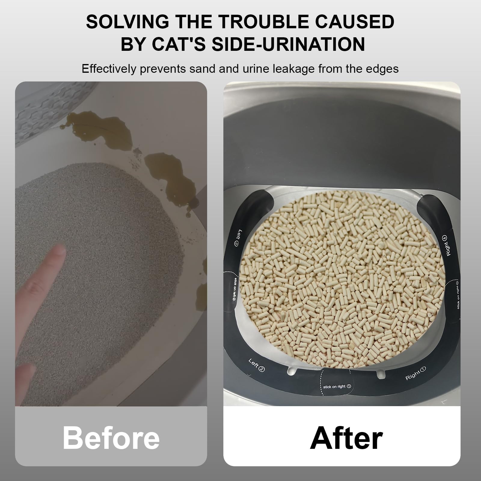 YESORMLING soft-surface sticker fosters cat comfort during use