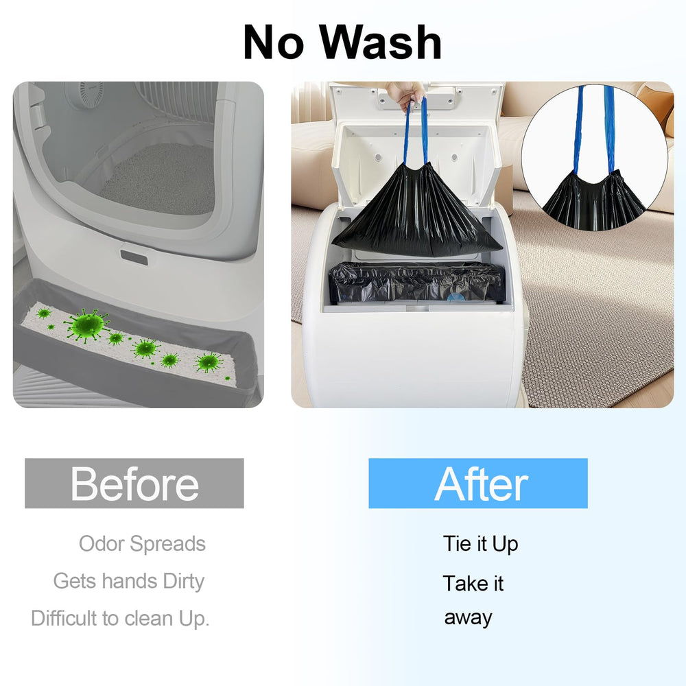 YESORMLING easy disposal seal close-up highlights secure closure and mess-free cleanup